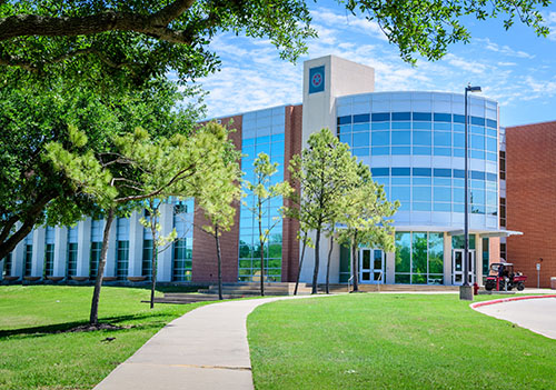 The Advanced Technology Center on a sunlit day