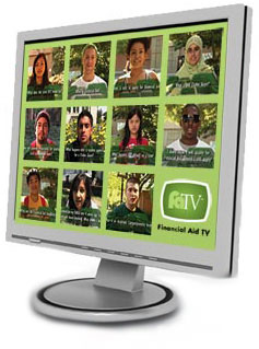 Financial Aid TV monitor