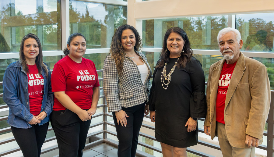 HEACC Officers: Daisy Aramburo, HEACC Co-Liaison Emily Gomez, HEACC Secretary Dr. Victoria Marron, HEACC Co-Liaison Melissa Valencia, HEACC President Dr. Rolando Valdez, HEACC Vice-President