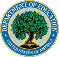 Department of Education logo, United States of America