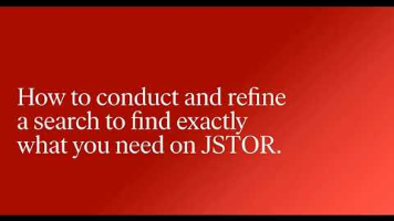 How to use Jstor Image