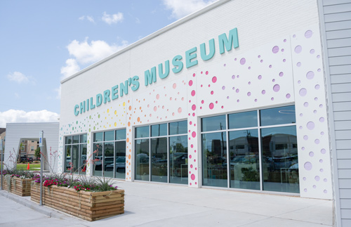 Exterior of the new Children's Museum
