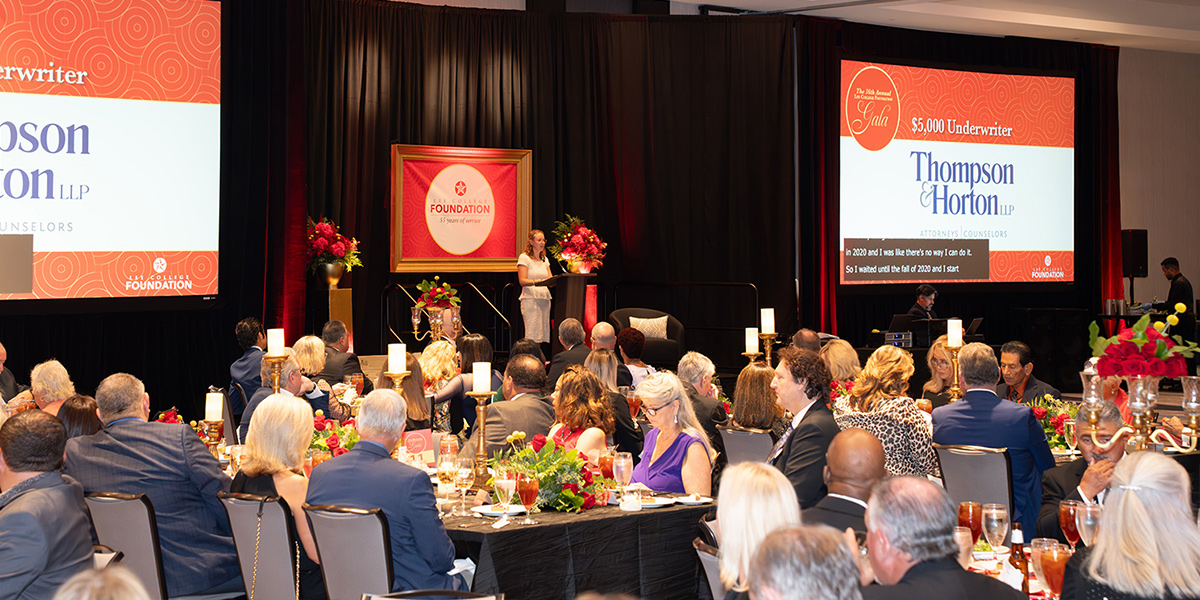 Keynote speaker Breana Escobar addresses the audience.