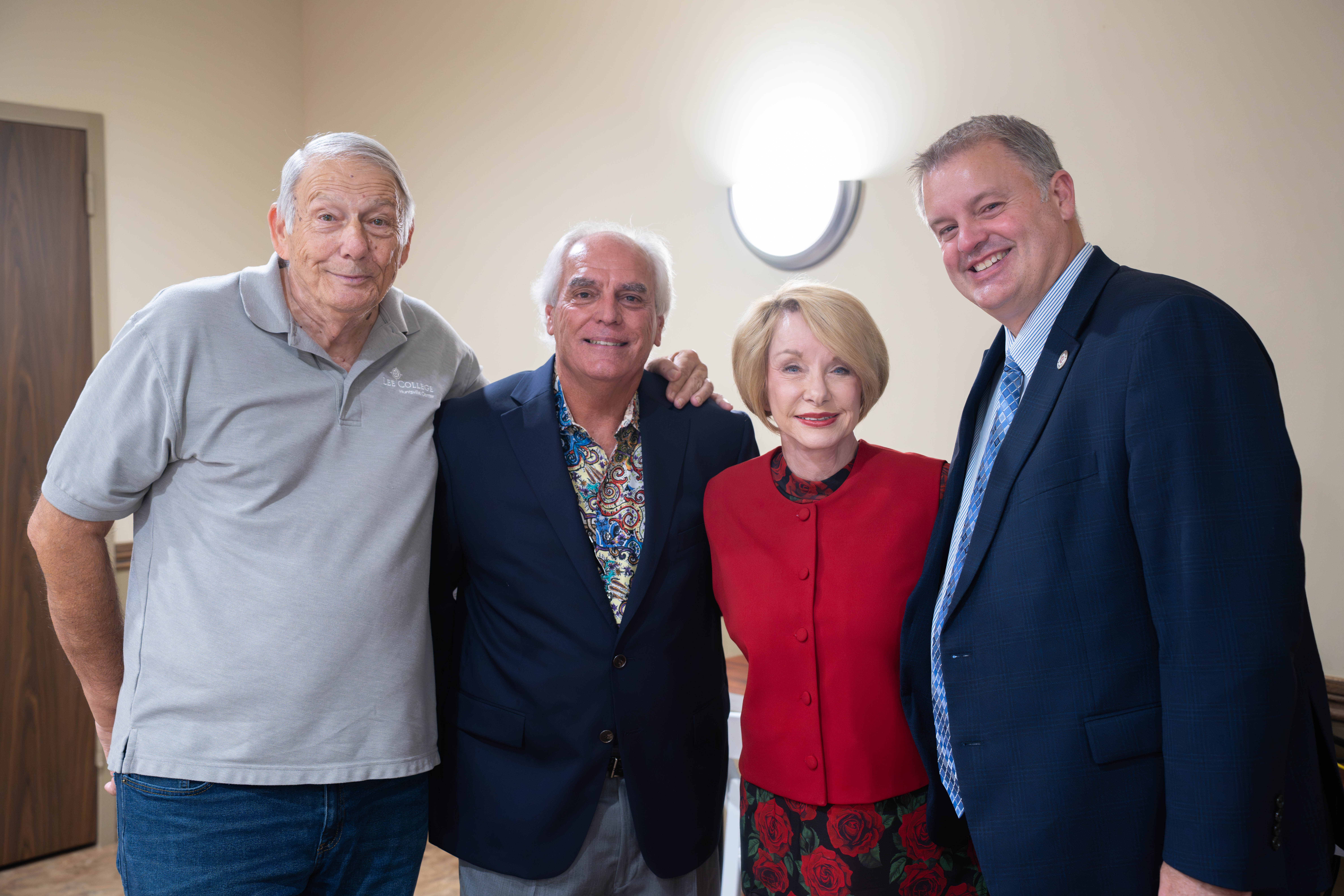 James Langley Sr., Paul Allen, Donna Zuniga, and Jacob Atkin at the 60th anniversary celebration.