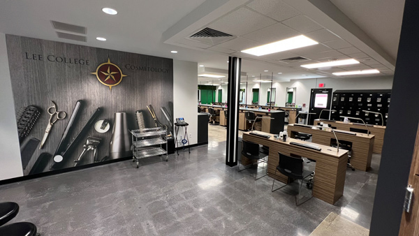 Another view of the interior of the cosmetology facility