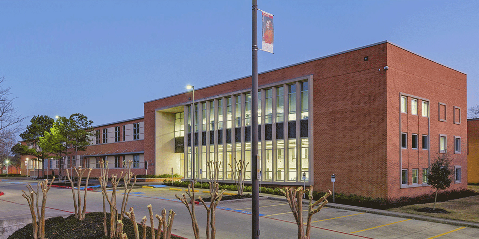 Rundell Hall at dusk