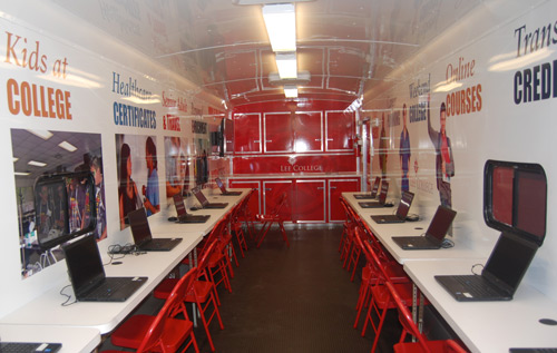 Mobile Go Center interior