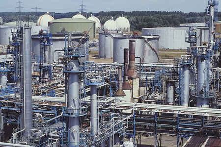 Exterior of an industrial plant